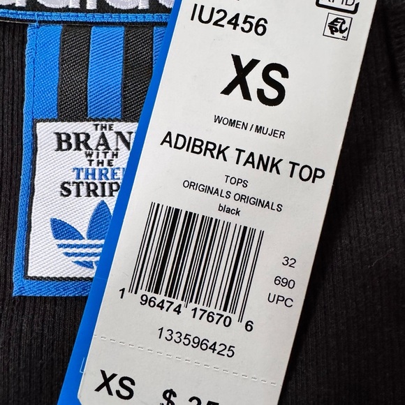 Adidas Women’s Adibreak Cropped Tank Top IU2456 Size XS NWT - Picture 6 of 6